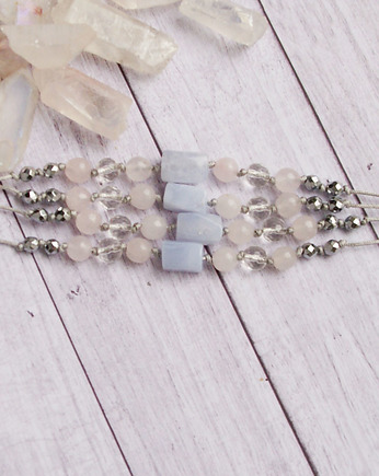 Chalcedon, kryształ górski, kwarc, hematyt, kaktusia