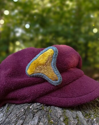 Przypinka z grzybem, Splot tapestry