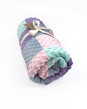 Kocyk MinkyLove S z wypełnieniem, Nessy Patchwork