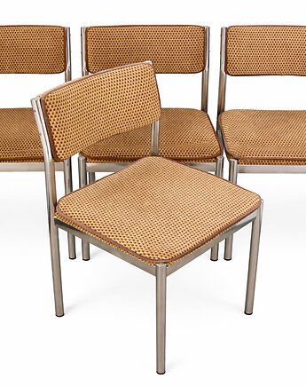Zestaw 4 krzeseł lata 70 , Relikt design