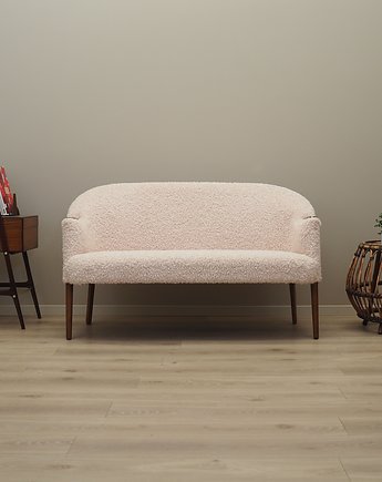 Sofa kremowa, duński design, lata 70, produkcja: Dania, Przetwory design
