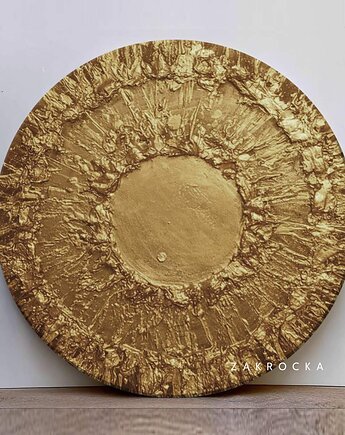 Obrazy do salonu -  strukturalne stare złoto, mtealiczny na płótnie, art and texture