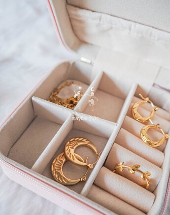 Mała szkatułka pudełko organizer na biżuterie, MAYBEJWLR