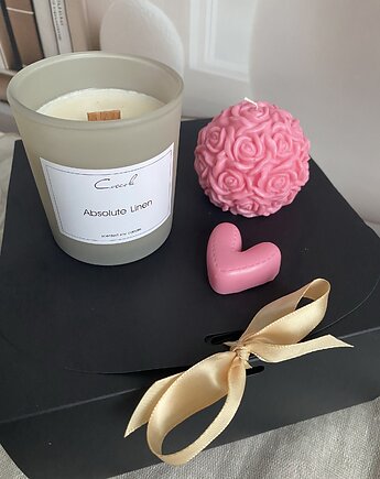 Zestaw prezentowy świece ekologiczne sojowe, Coccola JEWELLERY