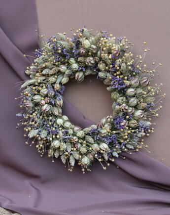 Wianek dekoracyjny, rustykalny, Rondo Kwiatowe