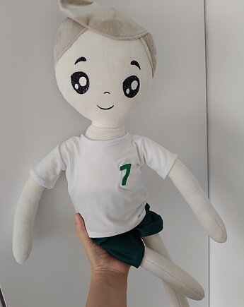Chłopiec - szmacina lalka personalizowana XL 70 cm, Little Angels