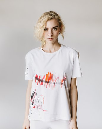 T-shirt Painting White, Paula Łukasiewicz