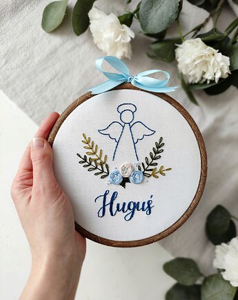 Aniołek na Chrzest dla chłopca, pamiątka Pierwszej Komunii Świętej, PAPI studio