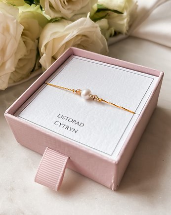 Bransoletka urodzeniowa LISTOPAD CYTRYN, Martellie Jewellery
