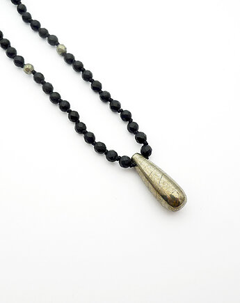 Surowy piryt naszyjnik #1, galeria nuit