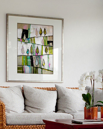 Między - plakat 50x70 cm, Katarzyna Radzka