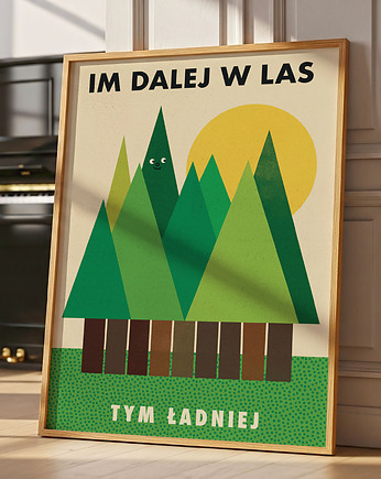 Plakat Las, MUKI design