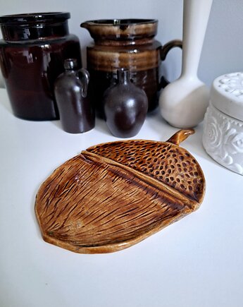 Ceramiczna podstawka żołądź, Wooden Love