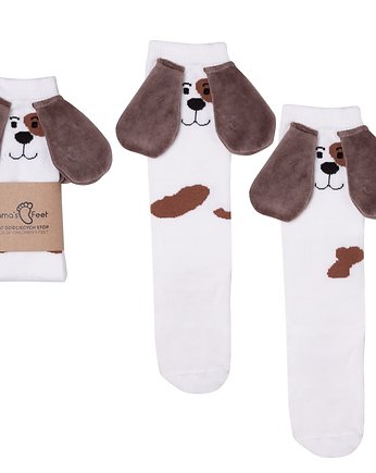 Podkolanówki Zwierzaki Uszaki - Pies Jasiek, Mamas Feet