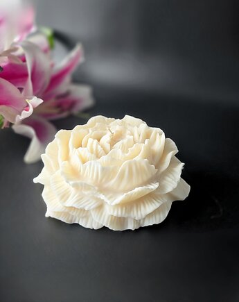 Świeca sojowa Peony - 16 cm, nejmi candles