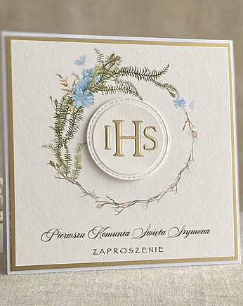 Zaproszenia na Komunię, wzór 75, Anna Art and Crafts