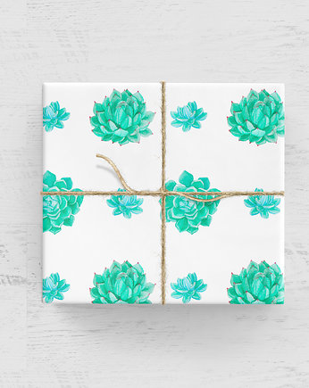 papier do pakowania - sukulenty 235w, Wrap and Pack