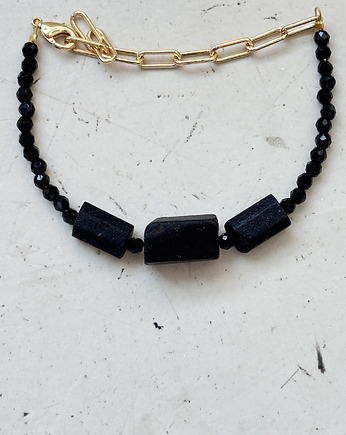 Bransoletka damska Turmalin i onyks, Chmolowska Jewellery