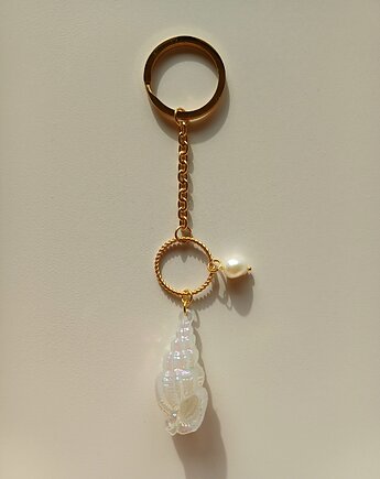 Brelok muszelka  - stal szlachetna, s e n s e d  accessories