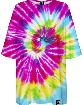 DR.CROW T-shirt Damski Oversize Tie Die Colorful, DrCrow