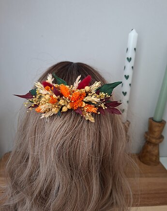 Grzebyk do włosów jesienny, Mudryk Viktoria Dried Flowers