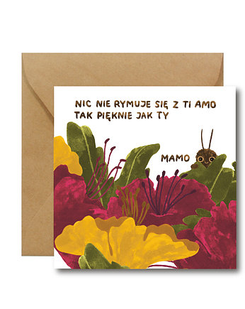 TI AMO -  kartka na dzień mamy, HI LITTLE