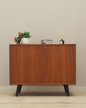 Szafka mahoniowa, szwedzki design, lata 70, produkcja: Szwecja, Przetwory design