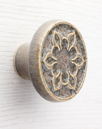 Gałka do mebli szarobrązowa wz.2, pracowniazona