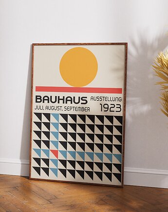 Minimalistyczny plakat - Bauhaus #9 - Do salonu, sypialni, biura, DAPIDOKA