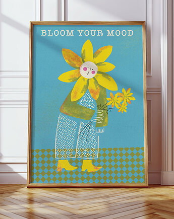 Plakat Bloom your mood, MUKI design