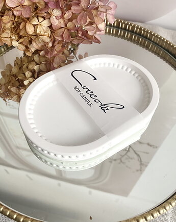 Podstawka/ taca dekoracyjna z gipsu 155x105mm, Coccola JEWELLERY