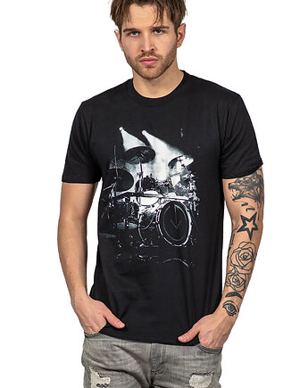 T-shirt męski UNDERWORLD Drums czarny, UNDERWORLD