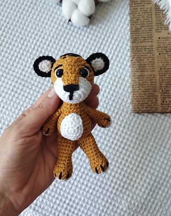 Mini tygrys, tygrysek, szydlAnki