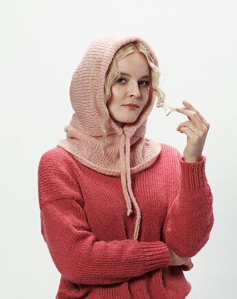Alpaka Balaclava - jasny róż, YOU by Tokarska