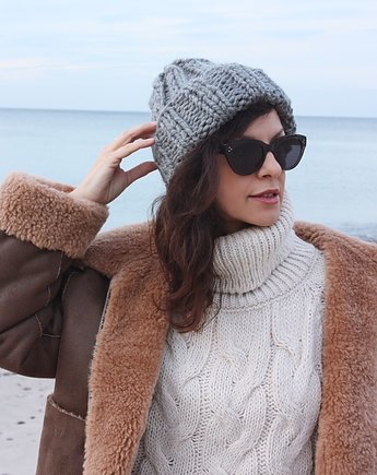 Czapka Alpine Alpaca beanie  wełna, Mademoiselle Patrini