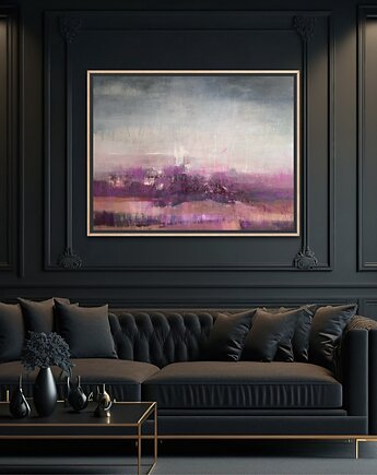 "Deszcz nad wrzosowiskiem" reprodukcja obrazu, Margo Hupert