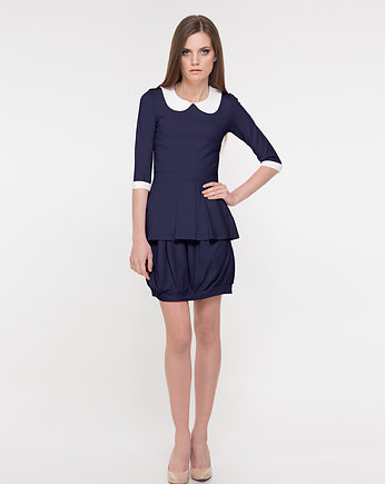 Bluzka granatowa YY500056_RAL5013, YULIYA BABICH