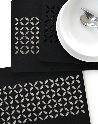 Podkładki pod talerze, ryż-kwiat, pół, cz,4s, home variety