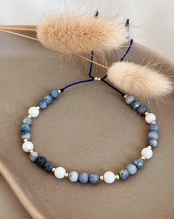 Bransoletka Chloe  koral niebieski masa perłowa, Martellie Jewellery