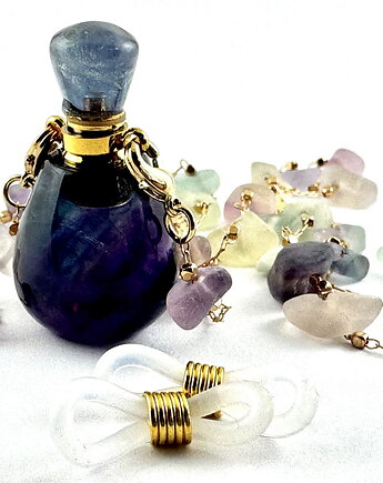 Perfumetka + Łańcuszek okulary - fiolet-granat-Lila II, DROBINY CZASU