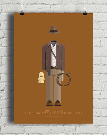 Plakat Indiana Jones, minimalmill