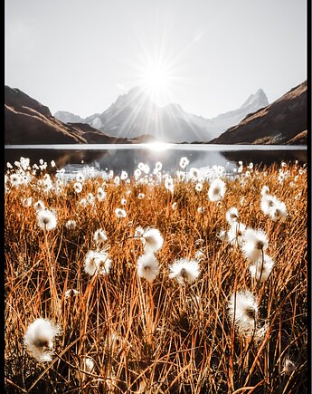 Plakat "Jezioro w Alpach", Fotobloki and decor