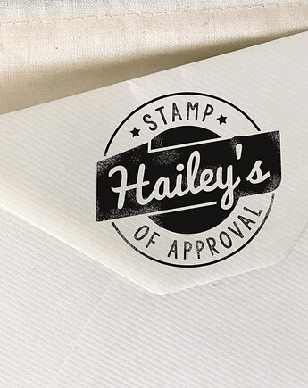 Okrągła pieczątka z logo, Malu Studio