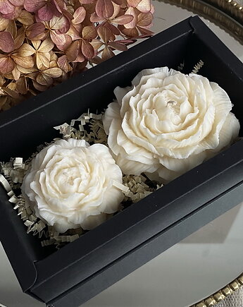 Zestaw prezentowy świece ekologiczne sojowe dekoracyjne "Peony Queen", Coccola JEWELLERY
