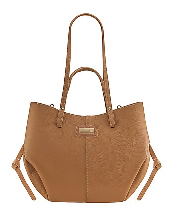 Torebka STOCKHOLM caramel premium - skóra naturalna, paulinaschaedel