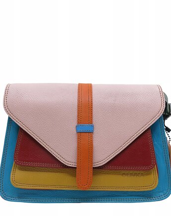 Torebka damska klasyczna elegancka skórzana na ramię pasek OLIVKA, Olivka Warsaw