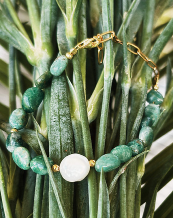 Bransoletka Jadeit Zielony, Chmolowska Jewellery