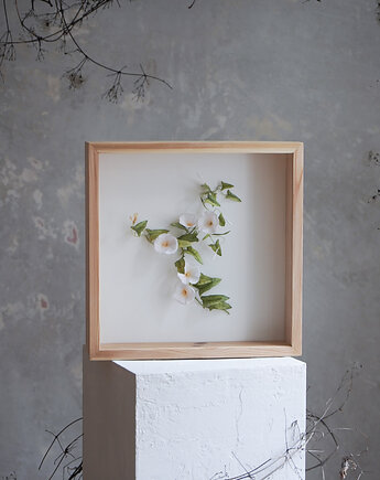 Obiekt botaniczny z papieru, roślina - powój mniejszy, Bibula Blooms