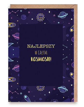 Kartka dla niego - "Najlepszy w całym kosmosie!", Cardie