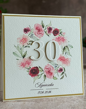 Kartka urodzinowa z kopertą prezentową, BH 21d, Anna Art and Crafts